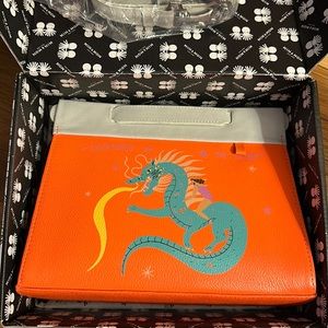 NWT Min & Mon Vali Dragon Neon Orange
